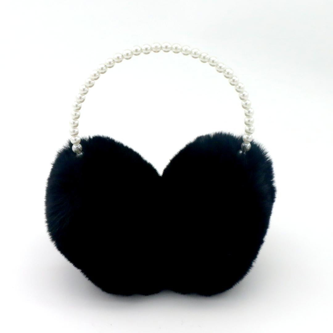 Luxe Black Pearl Earmuffs