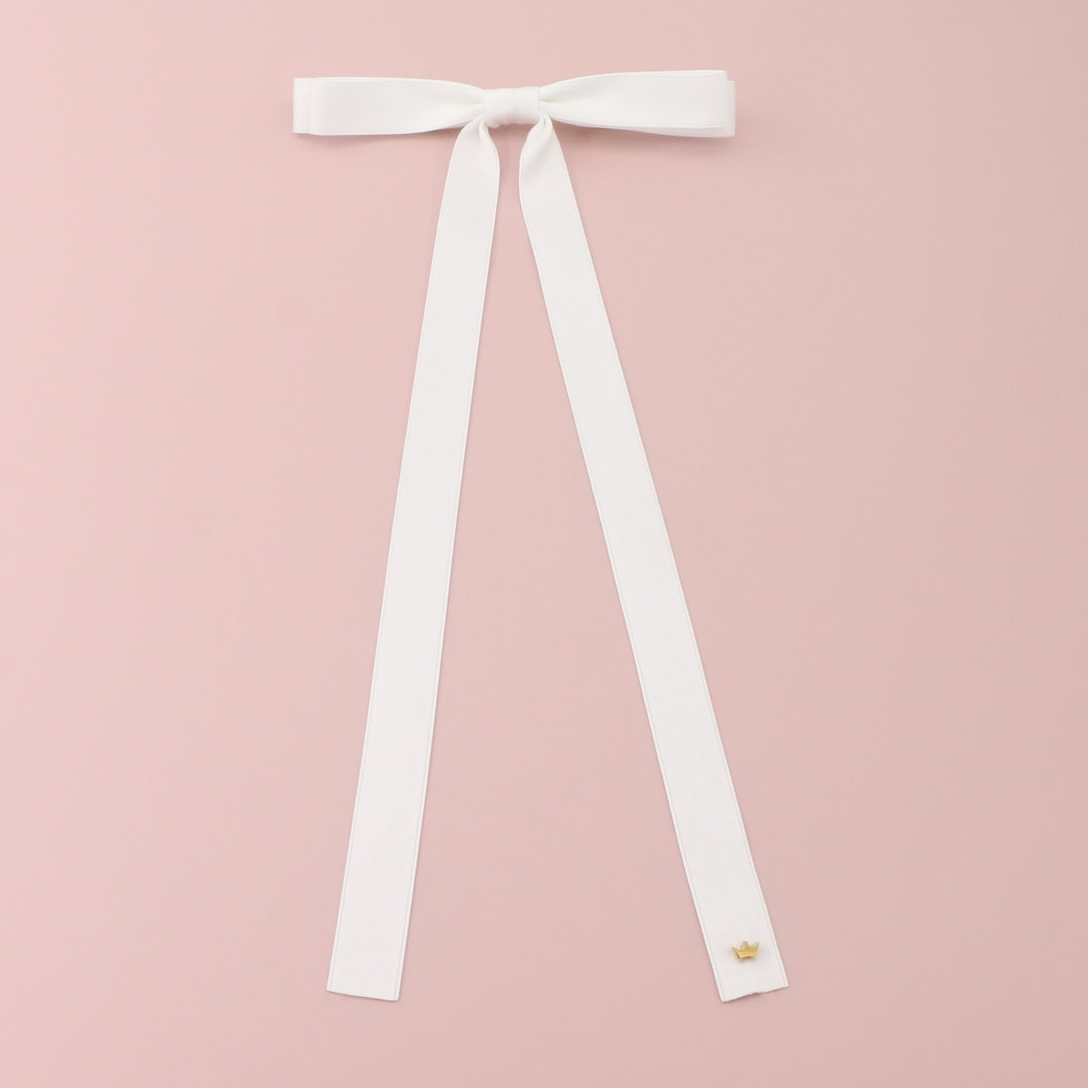 White Chocolate XL Bow Ribbon Clip