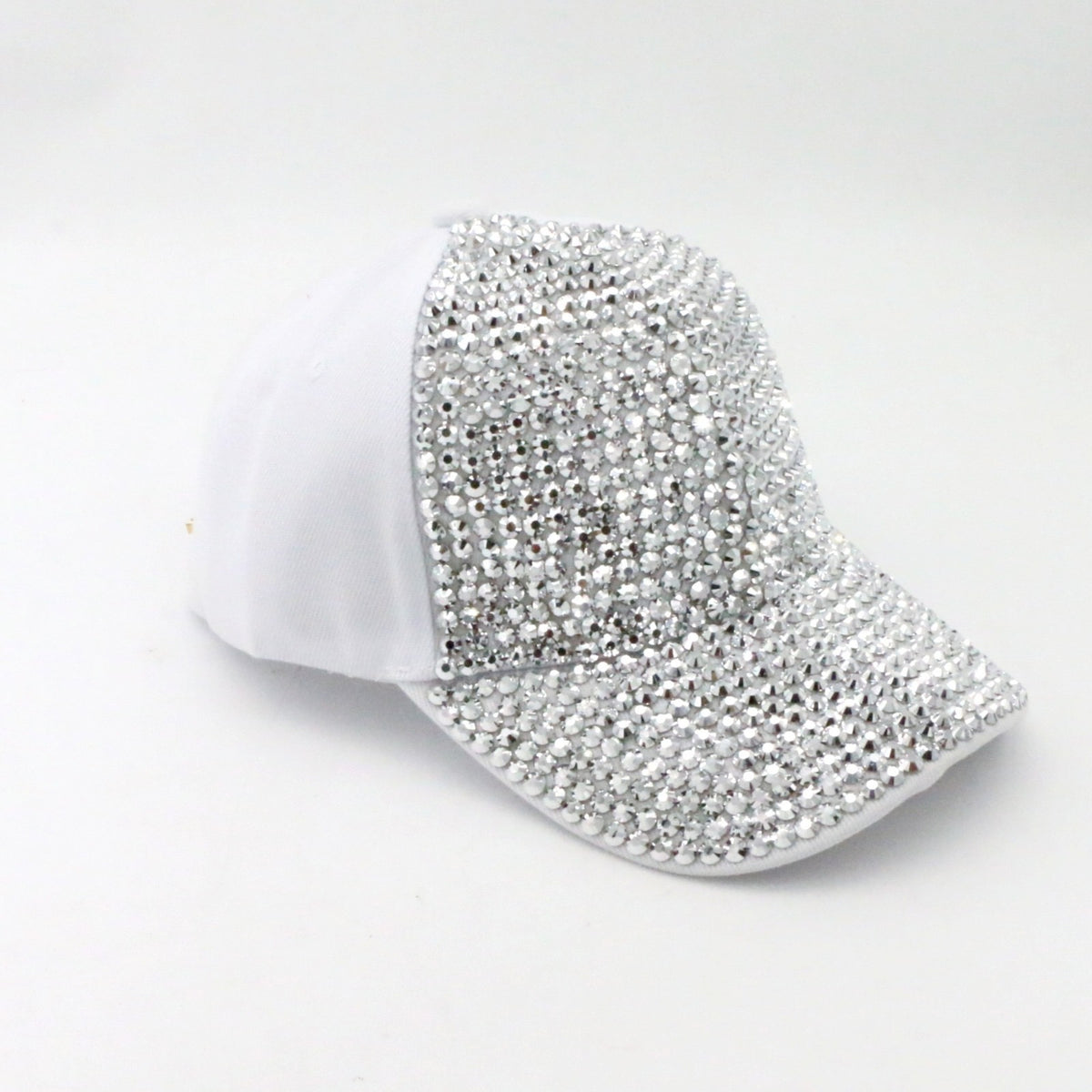 Light Gray Rhinestone Hat