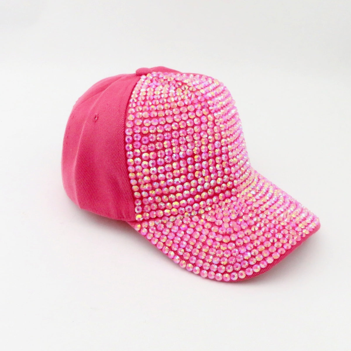 Hot Pink Rhinestone Hat