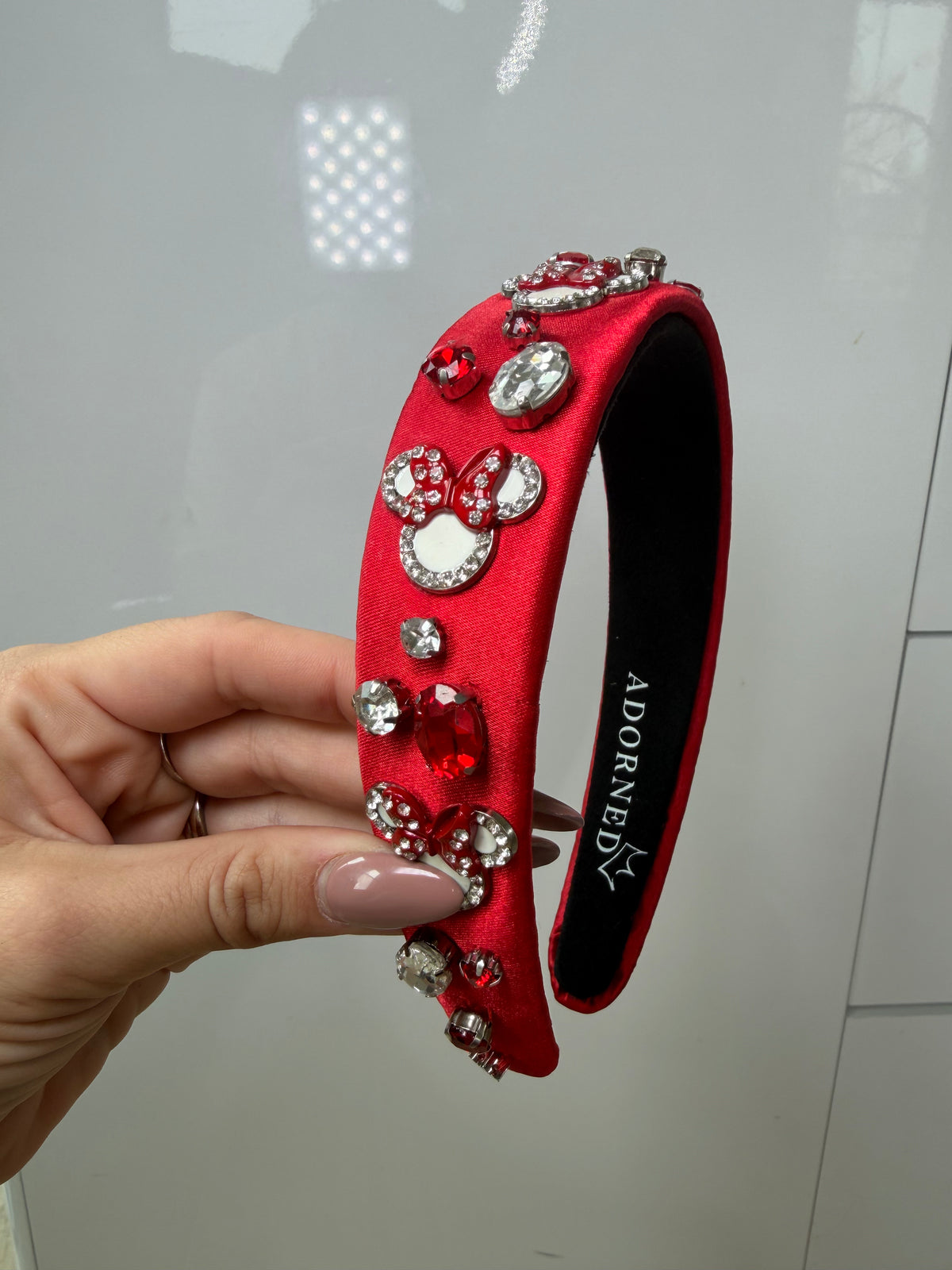 Red Satin Slim Crown
