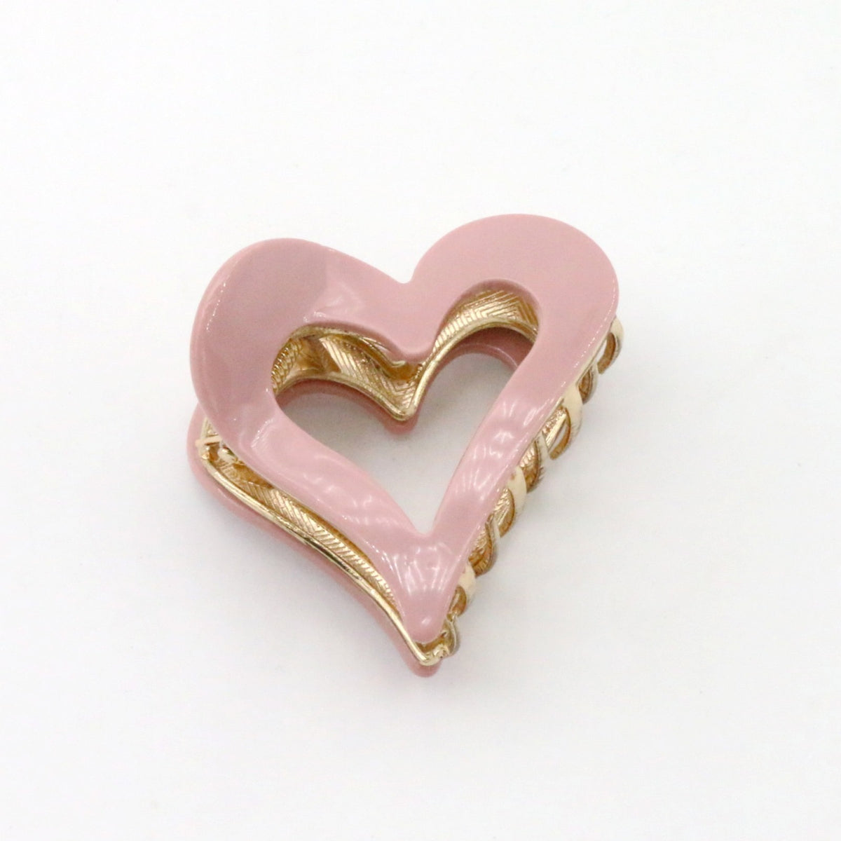 Lilac Mist Mini Heart Claw Clip