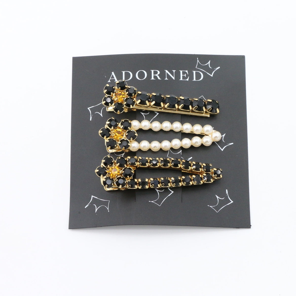 Luxe Midnight Bloom Adornments